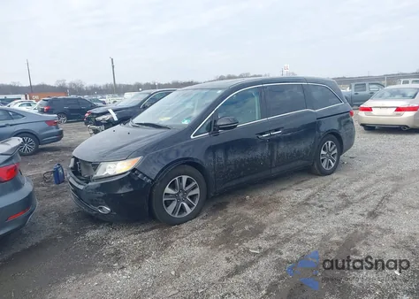 2014 Honda Odyssey Touring/Touring Elite z USA, uszkodzony, nr VIN 5FNRL5H93EB088405